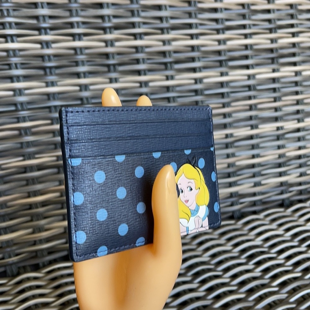 disney x kate spade new york alice card holder - Picture 2 of 16
